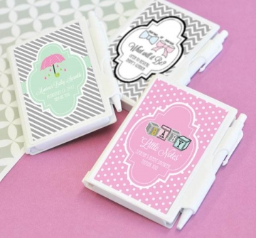Personalized "Little Notes" Notebook Favors ~Baby Theme!