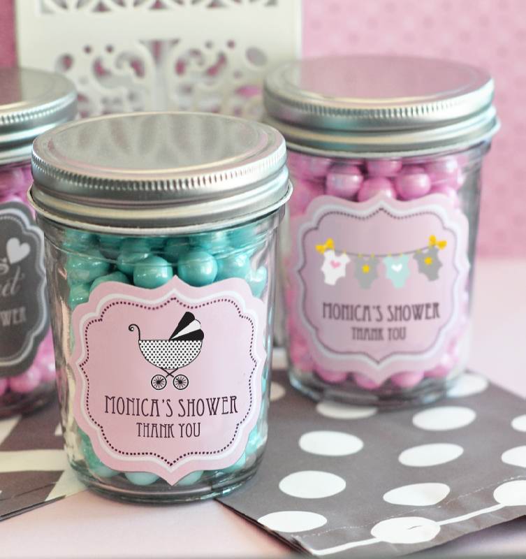 Little Boo Girl Mini Jar Favors empty Jars W/ Custom Lids DIY Candy Jar  Favors, Custom Halloween Ghost Baby Shower Favor, Pink Little Boo 