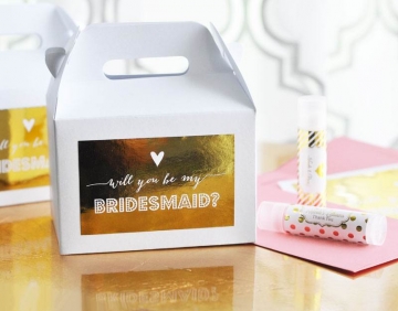 Bridesmaid & Maid of Honor Question Boxes SET/8