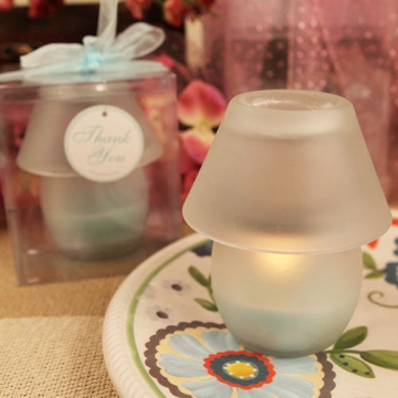 "Perfect Shade" Candle Lamp Giftboxed ~ Blue
