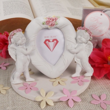"Between Two Angels" Place Card Frame