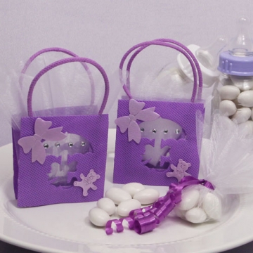 "Thank You Beary Much" Lavender Favor Bag