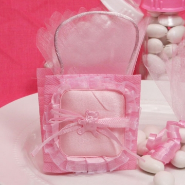 "Pillow Bear" Pink Favor Bag