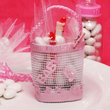 "Basket of Beauty" Pink Basket