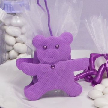 "Lovely Lavender Bear" Favor Bag