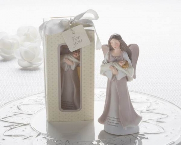 "Cherished Blessings" Angel & Baby Figurine Gift Boxed