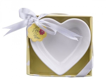 "Sweet Treats" Heart Shaped Candy Bowl Boxed